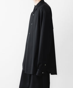 トップス KANEMASA PHIL.46G MODEST SHIRT - BLACK KANEMASA PHIL.】46G MODEST SHIRT - BLACK | 公式通販サイト session