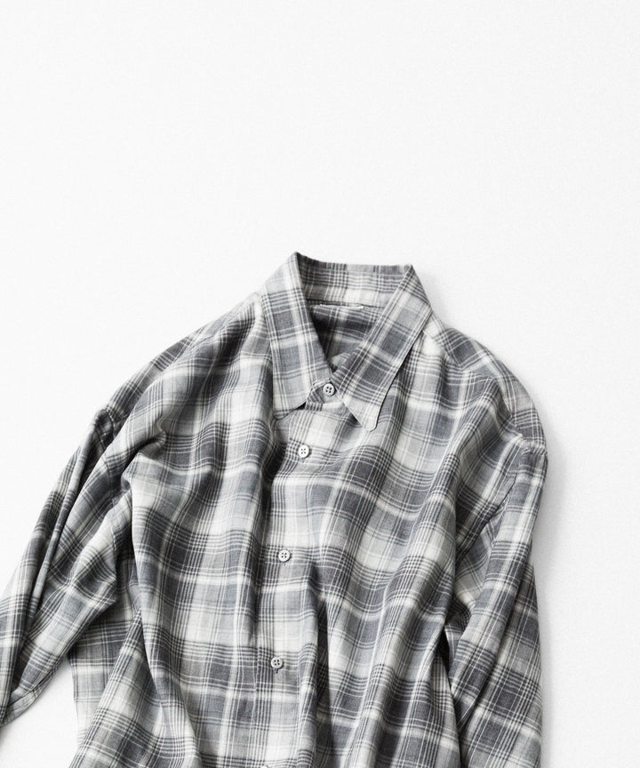 paratrait パラトレイトのCHECK LS SHIRTのBLACK 公式通販サイトsession福岡セレクトショップ