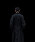 画像をギャラリービューアに読み込む, ssstein-シュタインのOVERSIZED DOUBLE BREASTED COATのBLACK公式通販サイトsession福岡セレクトショップ
