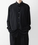 画像をギャラリービューアに読み込む, KANEMASA PHIL. カネマサフィルの46G MODEST SHIRTのBLACK 公式通販サイトsession福岡セレクトショップ
