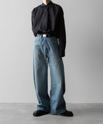 画像をギャラリービューアに読み込む, ssstein(シュタイン)の24AWコレクション DEFORMATION WIDE DENIM JEANS - INDIGO 公式通販サイトsession福岡セレクトショップ
