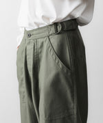 画像をギャラリービューアに読み込む, INTÉRIM インテリムGIZA BACK SATIN FRENCH AIR FORCE MECHANIC PANTSのOLIVE 公式通販サイトsession福岡セレクトショップ
