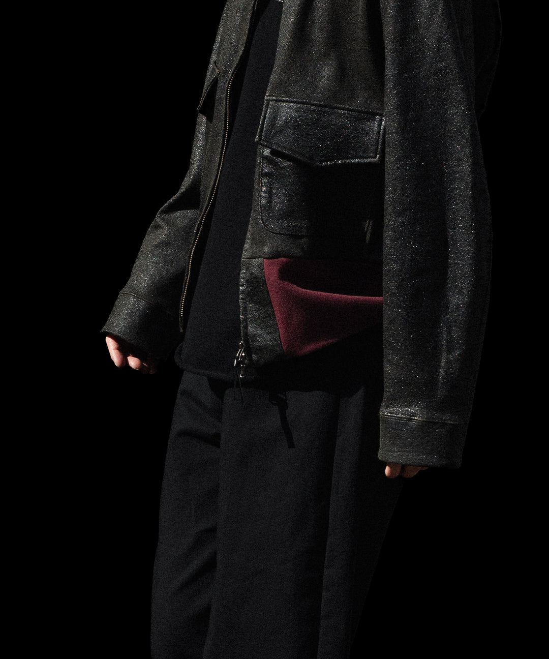 ANTHEM A アンセムエーのCRACK TERRY BLOUSONのBROWN 公式通販サイトsession福岡セレクトショップ