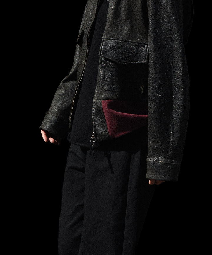 ANTHEM A アンセムエーのCRACK TERRY BLOUSONのBROWN 公式通販サイトsession福岡セレクトショップ
