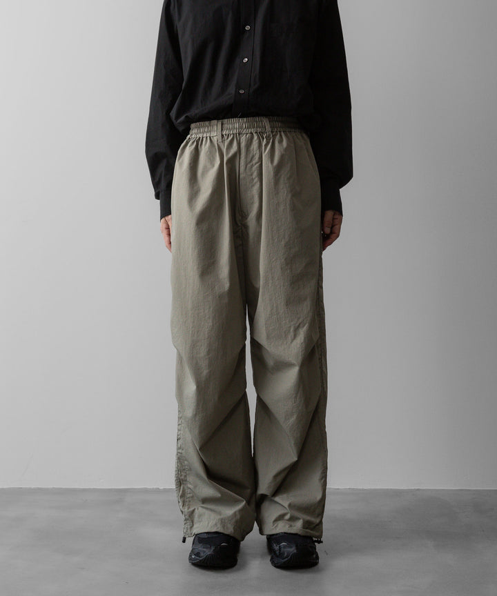 ssstein(シュタイン)の24AWコレクション NYLON TWILL CARGO EASY TROUSERS - BEIGE 公式通販サイトsession福岡セレクトショップ
