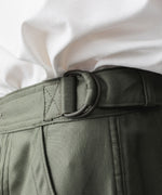 画像をギャラリービューアに読み込む, INTÉRIM インテリムGIZA BACK SATIN FRENCH AIR FORCE MECHANIC PANTSのOLIVE 公式通販サイトsession福岡セレクトショップ
