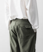 画像をギャラリービューアに読み込む, INTÉRIM インテリムGIZA BACK SATIN FRENCH AIR FORCE MECHANIC PANTSのOLIVE 公式通販サイトsession福岡セレクトショップ
