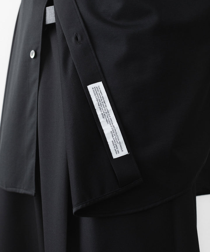 KANEMASA PHIL. カネマサフィルの46G MODEST SHIRTのBLACK 公式通販サイトsession福岡セレクトショップ