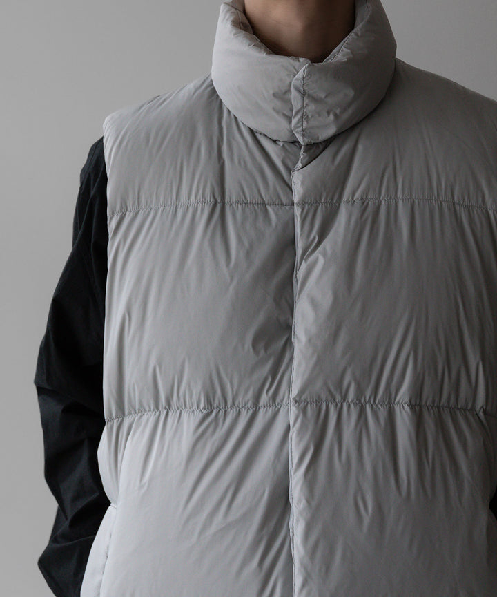 【stein】シュタイン 23AW DOWN PADDED VEST - OFF GREY sessionセッション福岡セレクトショップ 公式通販サイト