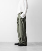 画像をギャラリービューアに読み込む, INTÉRIM インテリムGIZA BACK SATIN FRENCH AIR FORCE MECHANIC PANTSのOLIVE 公式通販サイトsession福岡セレクトショップ
