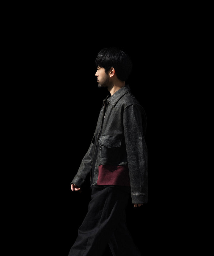 ANTHEM A アンセムエーのCRACK TERRY BLOUSONのBROWN 公式通販サイトsession福岡セレクトショップ