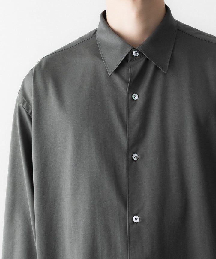 KANEMASA PHIL. カネマサフィルの46G MODEST SHIRTのCHARCOAL 公式通販サイトsession福岡セレクトショップ