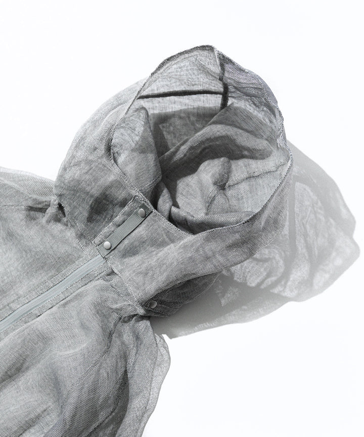 OPPOSE DUALITY オポーズデュアリティのMOSQUITO NET PARKAのLIGHT GRAY公式通販サイトsession福岡セレクトショップ