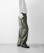 画像をギャラリービューアに読み込む, INTÉRIM インテリムGIZA BACK SATIN FRENCH AIR FORCE MECHANIC PANTSのOLIVE 公式通販サイトsession福岡セレクトショップ
