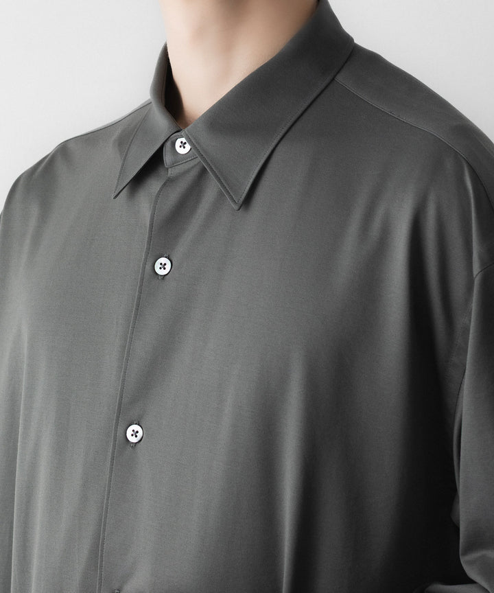 KANEMASA PHIL. カネマサフィルの46G MODEST SHIRTのCHARCOAL 公式通販サイトsession福岡セレクトショップ