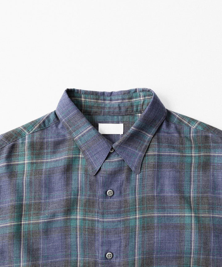 paratrait パラトレイトのCHECK LS SHIRTのGREEN 公式通販サイトsession福岡セレクトショップ