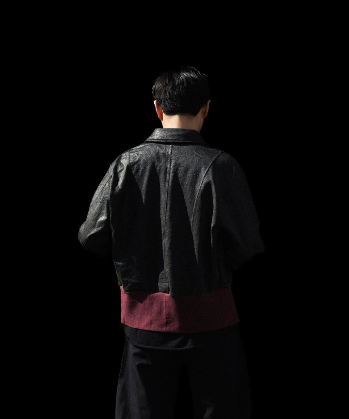 ANTHEM A アンセムエーのCRACK TERRY BLOUSONのBROWN 公式通販サイトsession福岡セレクトショップ