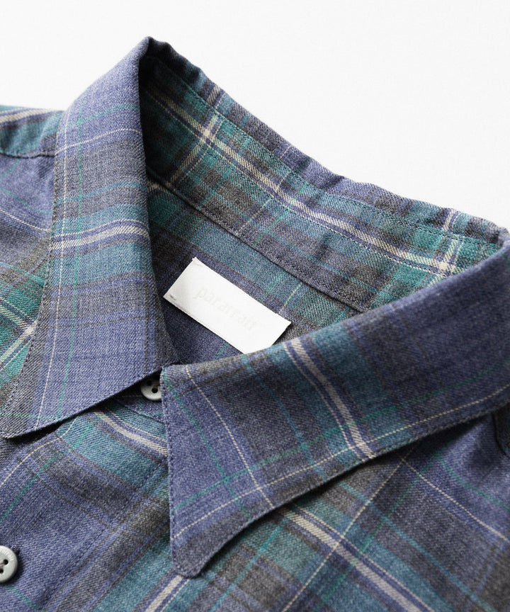 paratrait パラトレイトのCHECK LS SHIRTのGREEN 公式通販サイトsession福岡セレクトショップ