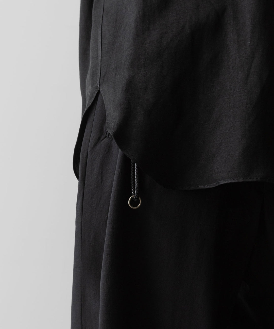 ANTHEM A アンセムエー WOOL RAYON TROPICAL NO-BRAINER PANTSのBLACK 公式通販サイトsession福岡セレクトショップ