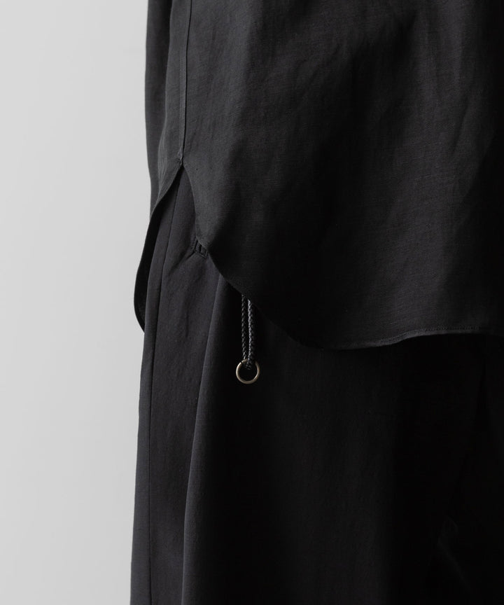 ANTHEM A アンセムエー WOOL RAYON TROPICAL NO-BRAINER PANTSのBLACK 公式通販サイトsession福岡セレクトショップ
