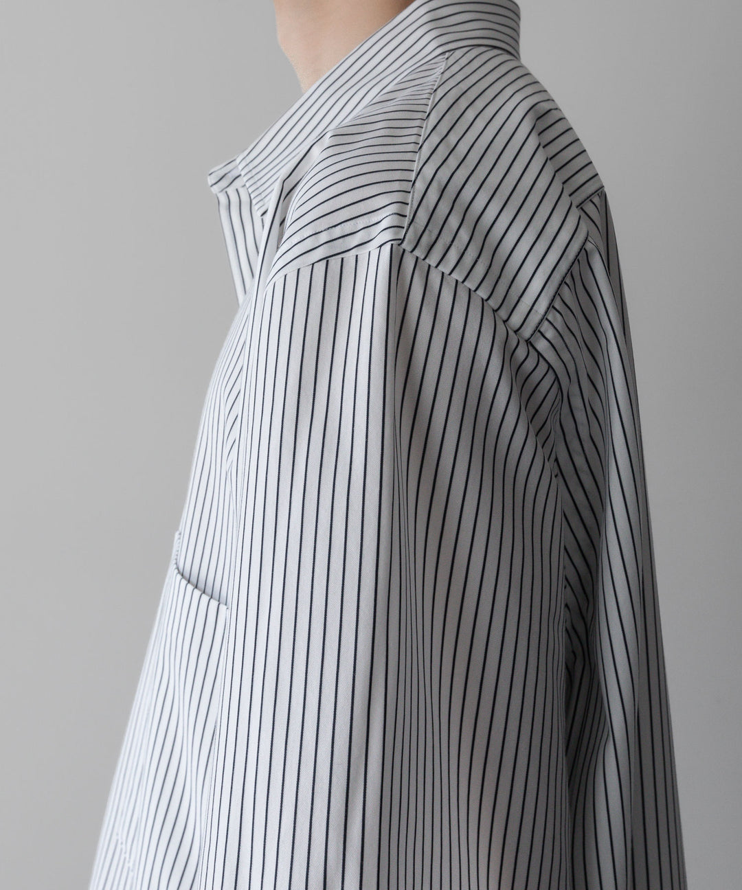【KANEMASA PHIL.】カネマサフィルの46G ATOMOSPHERE STRIPE SS SHIRT - WHITE×NAVY 公式通販サイトsession福岡セレクトショップ