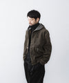 【paratrait】COATED CORDUROY PK - BLACK