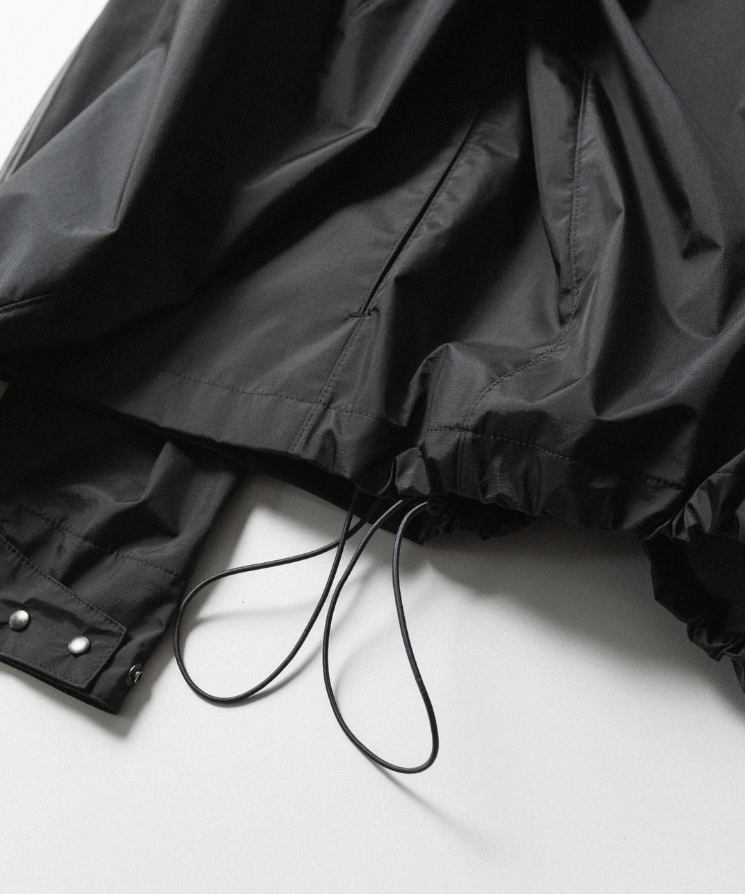 OPPOSE DUALITY-オポーズデュアリティのSHORT PARKA 3L NYLONのBLACK 公式通販サイトsession福岡セレクトショップ