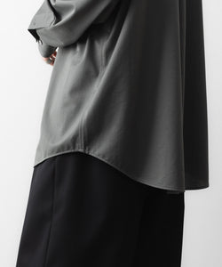 KANEMASA PHIL.】46G MODEST SHIRT - CHARCOAL | 公式通販サイト