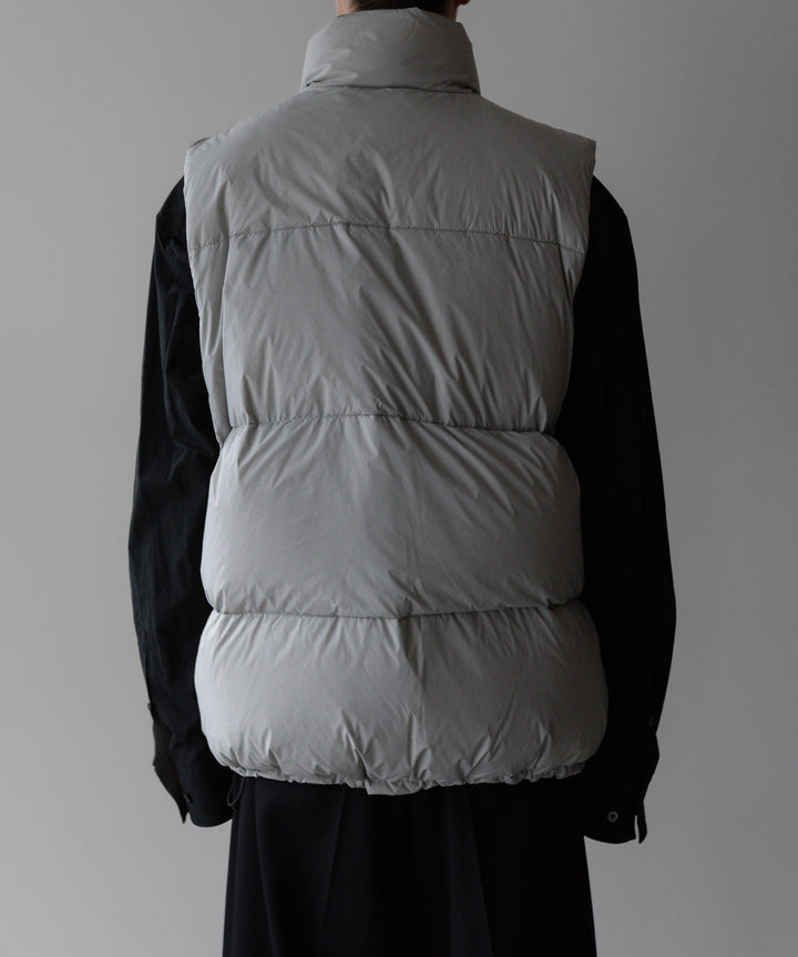 【stein】シュタイン 23AW DOWN PADDED VEST - OFF GREY sessionセッション福岡セレクトショップ 公式通販サイト