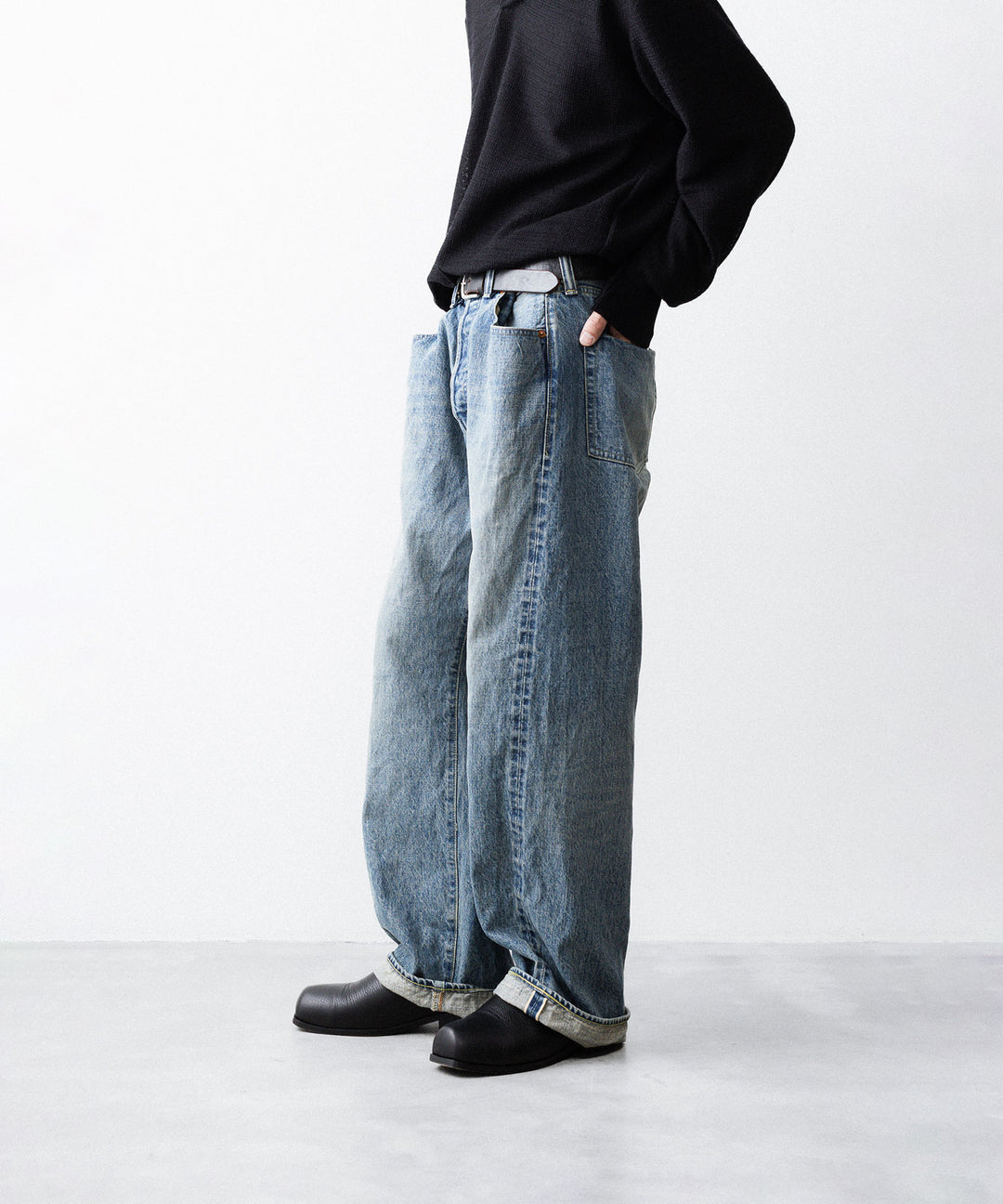 INTÉRIM - インテリムのSHABBY HEAVY KIBATA SHUTTLE HYPER BIG WWII 1943 DENIM JEANSのS.NAVY公式通販サイトsession福岡セレクトショップ