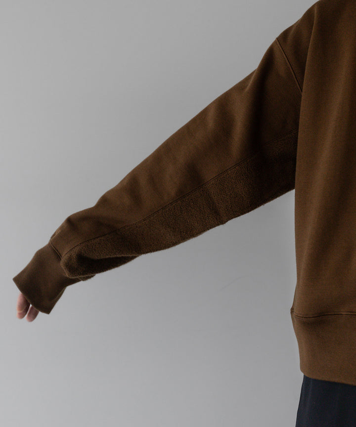 stein(シュタイン)の24SSコレクションUNTWISTED YARN SWEAT ZIP UP HOODYのKHAKI BROWN