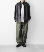 画像をギャラリービューアに読み込む, INTÉRIM インテリムGIZA BACK SATIN FRENCH AIR FORCE MECHANIC PANTSのOLIVE 公式通販サイトsession福岡セレクトショップ
