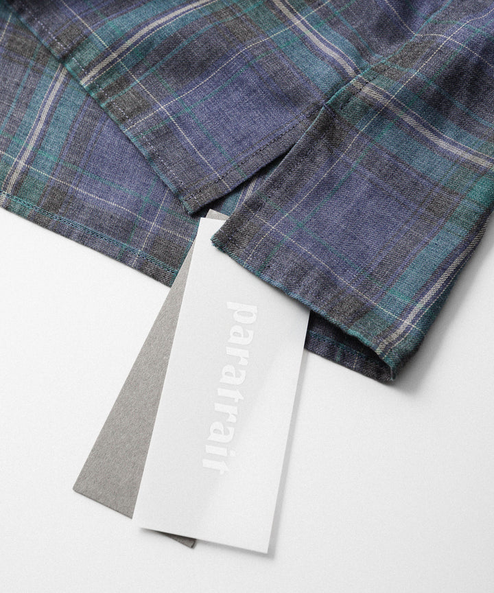 paratrait パラトレイトのCHECK LS SHIRTのGREEN 公式通販サイトsession福岡セレクトショップ