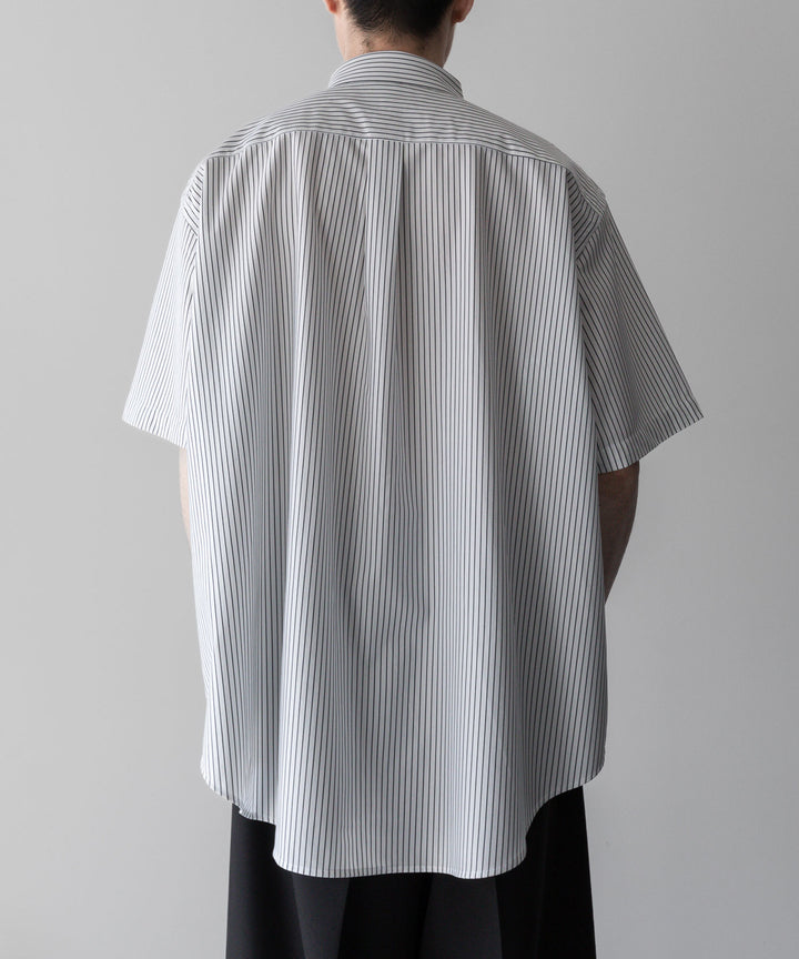 【KANEMASA PHIL.】カネマサフィルの46G ATOMOSPHERE STRIPE SS SHIRT - WHITE×NAVY 公式通販サイトsession福岡セレクトショップ