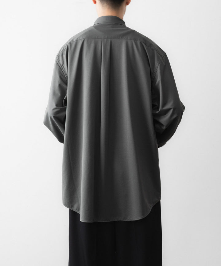 KANEMASA PHIL. カネマサフィルの46G MODEST SHIRTのCHARCOAL 公式通販サイトsession福岡セレクトショップ