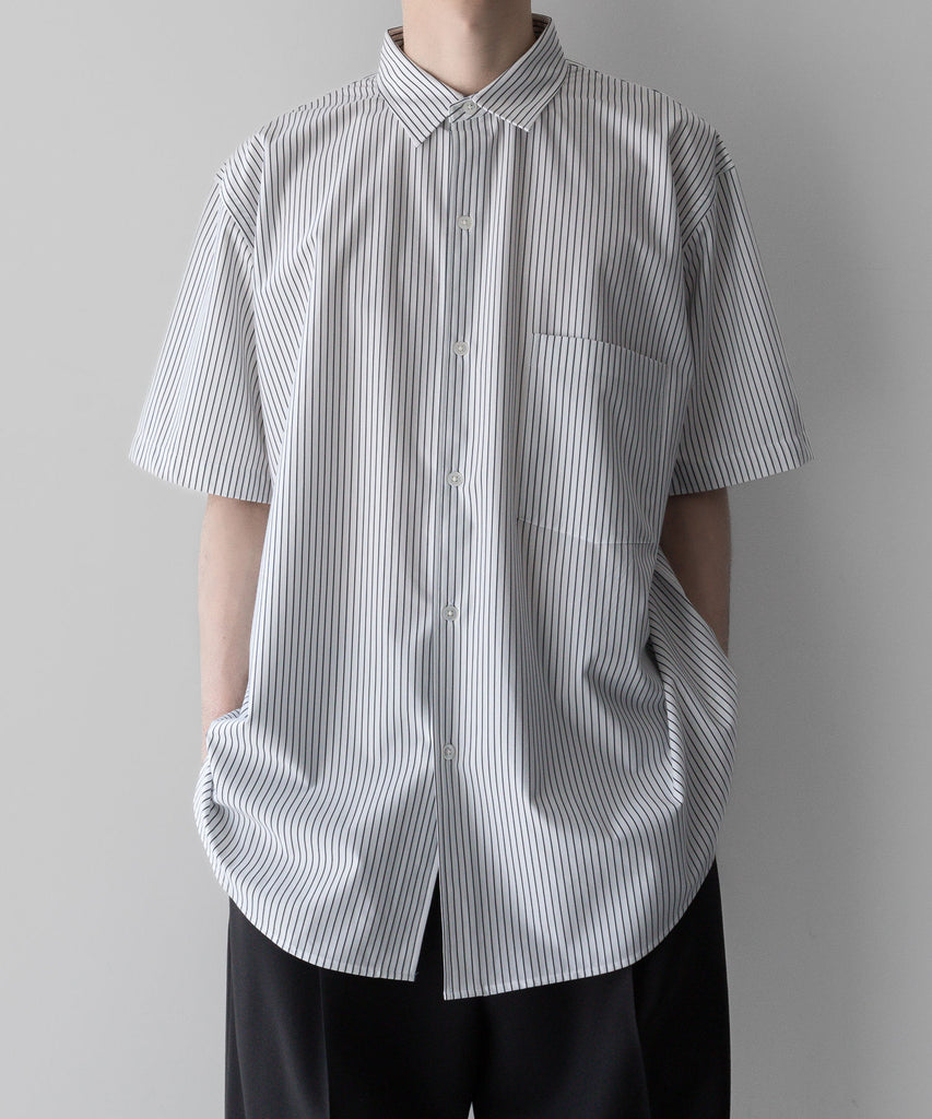 KANEMASA PHIL.】46G ATOMOSPHERE SS SHIRT - WHITE×NAVY | 公式通販