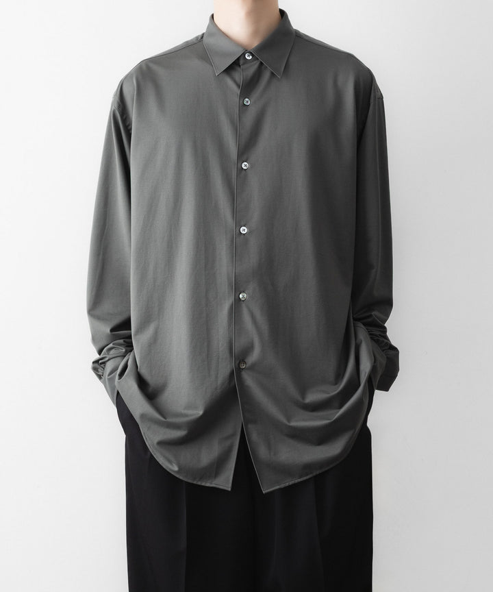 KANEMASA PHIL. カネマサフィルの46G MODEST SHIRTのCHARCOAL 公式通販サイトsession福岡セレクトショップ