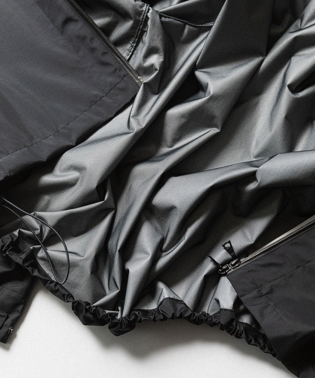 OPPOSE DUALITY-オポーズデュアリティのSHORT PARKA 3L NYLONのBLACK 公式通販サイトsession福岡セレクトショップ