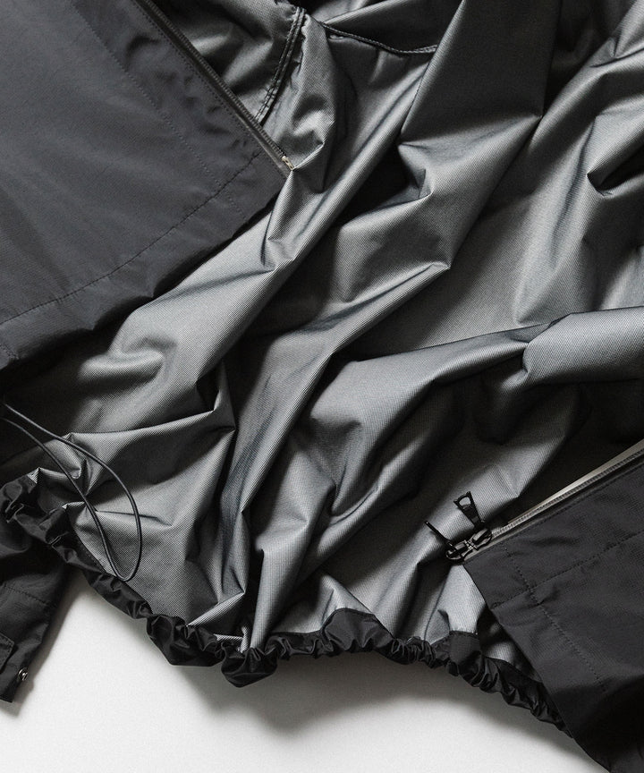 OPPOSE DUALITY-オポーズデュアリティのSHORT PARKA 3L NYLONのBLACK 公式通販サイトsession福岡セレクトショップ