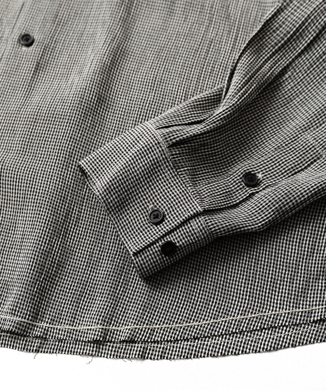 CODA -コーダのCHECKED RAW EDGES JAZZ SHIRTのCHECK公式通販サイトsession福岡セレクトショップ