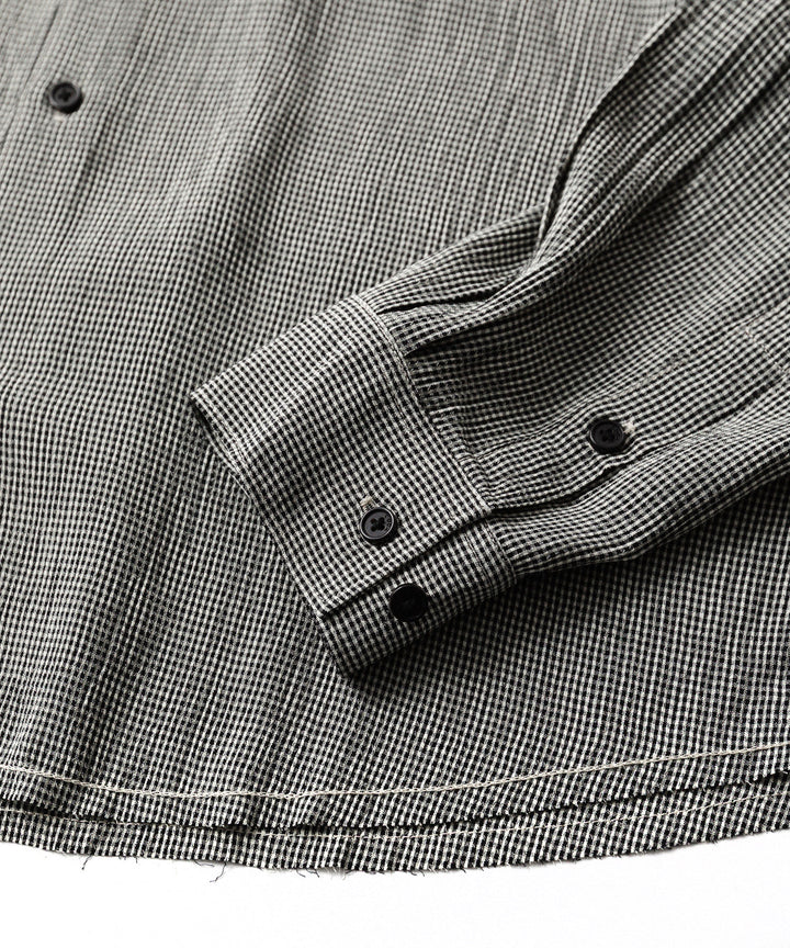 CODA -コーダのCHECKED RAW EDGES JAZZ SHIRTのCHECK公式通販サイトsession福岡セレクトショップ