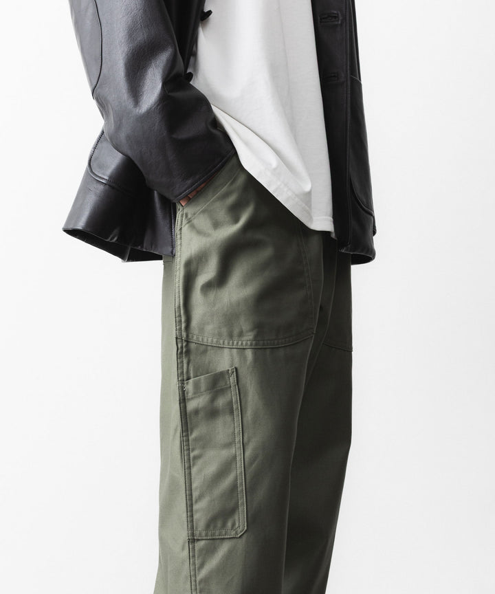 INTÉRIM インテリムGIZA BACK SATIN FRENCH AIR FORCE MECHANIC PANTSのOLIVE 公式通販サイトsession福岡セレクトショップ
