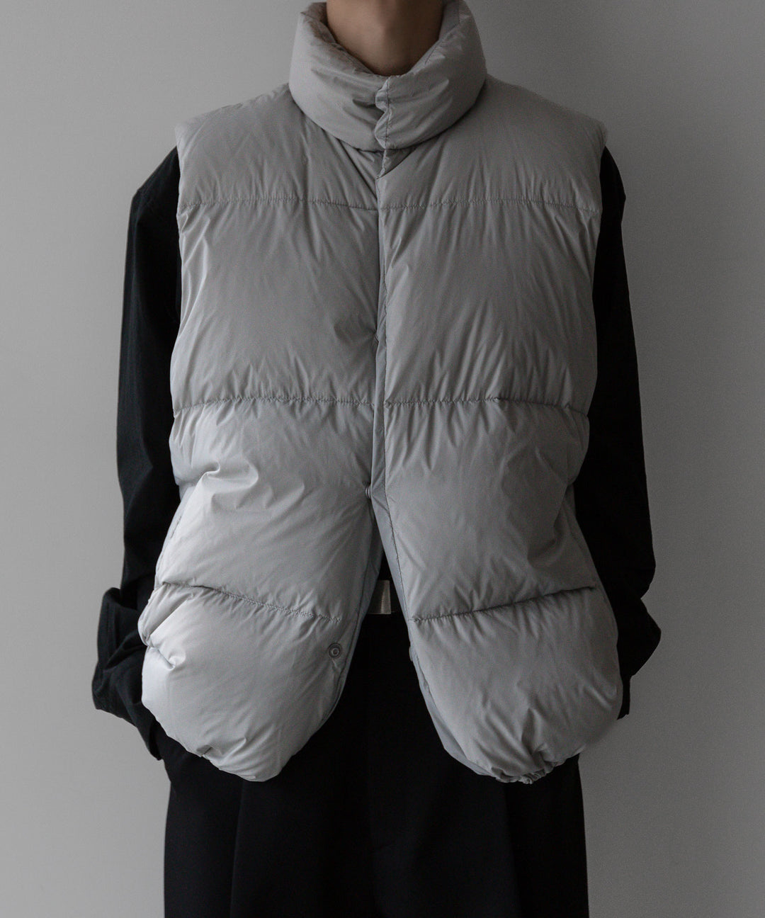 【stein】シュタイン 23AW DOWN PADDED VEST - OFF GREY sessionセッション福岡セレクトショップ 公式通販サイト