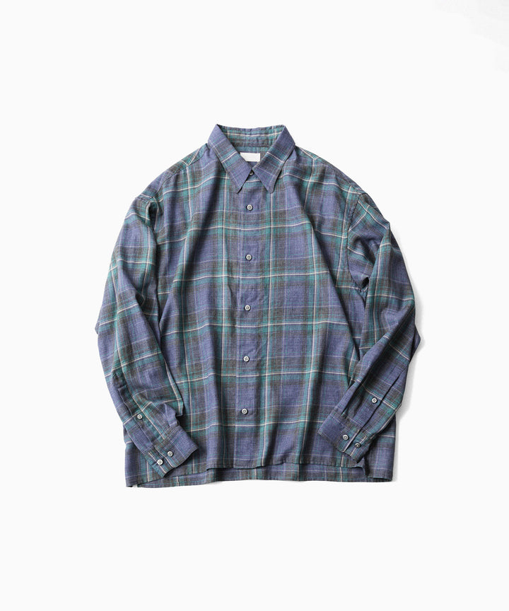paratrait パラトレイトのCHECK LS SHIRTのGREEN 公式通販サイトsession福岡セレクトショップ