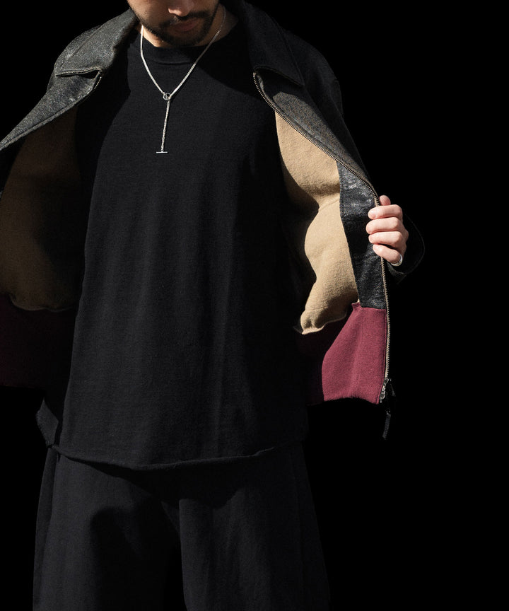 ANTHEM A アンセムエーのCRACK TERRY BLOUSONのBROWN 公式通販サイトsession福岡セレクトショップ