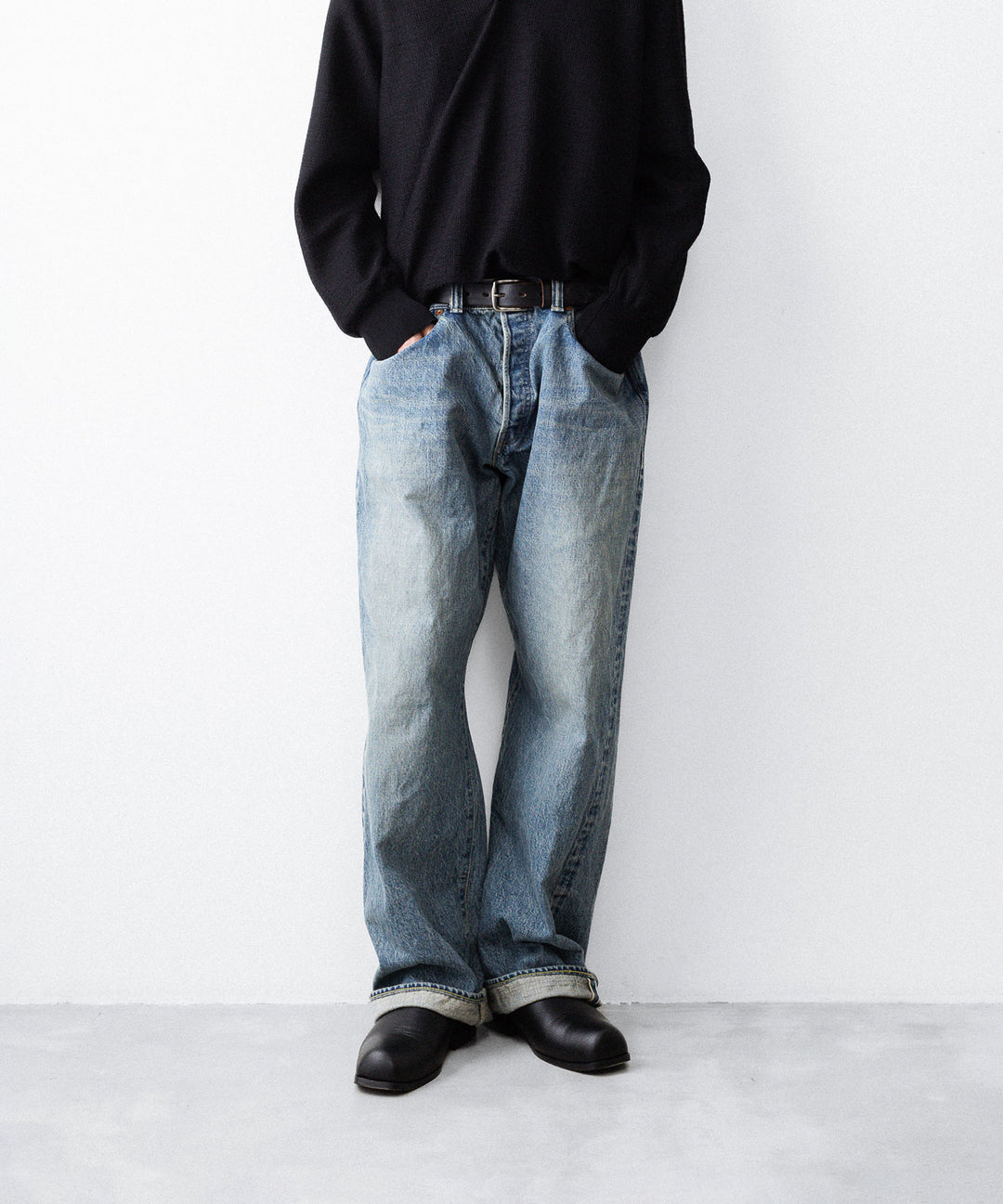 INTÉRIM - インテリムのSHABBY HEAVY KIBATA SHUTTLE HYPER BIG WWII 1943 DENIM JEANSのS.NAVY公式通販サイトsession福岡セレクトショップ