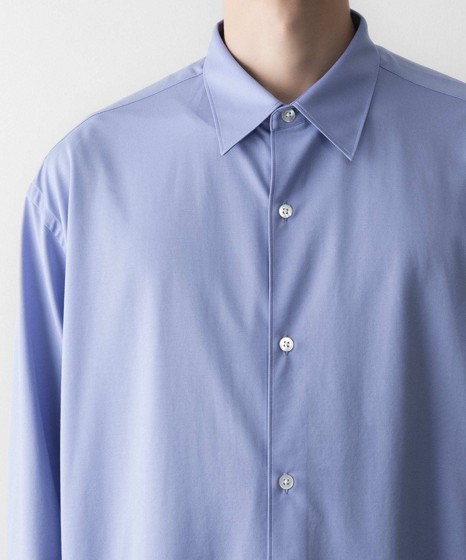 KANEMASA PHIL.】46G MODEST SHIRT - SAX | 公式通販サイト session