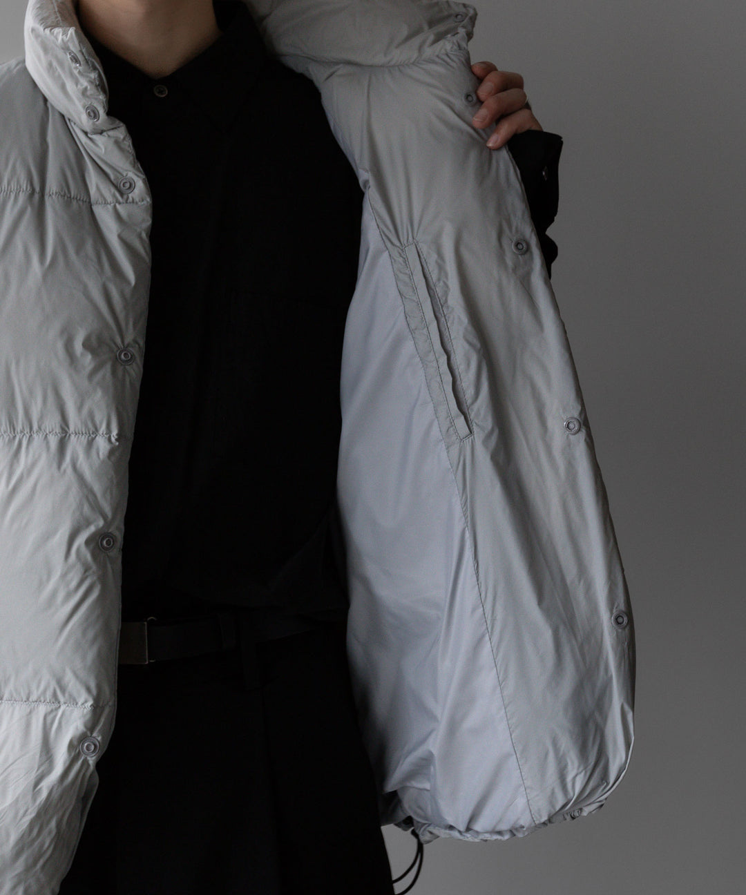 【stein】シュタイン 23AW DOWN PADDED VEST - OFF GREY sessionセッション福岡セレクトショップ 公式通販サイト