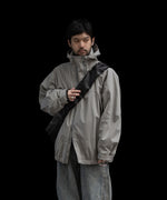 画像をギャラリービューアに読み込む, ssstein(シュタイン)のWEATHER PROTECTION HOODED JACKET - GREYの公式通販サイトsession福岡セレクトショップ
