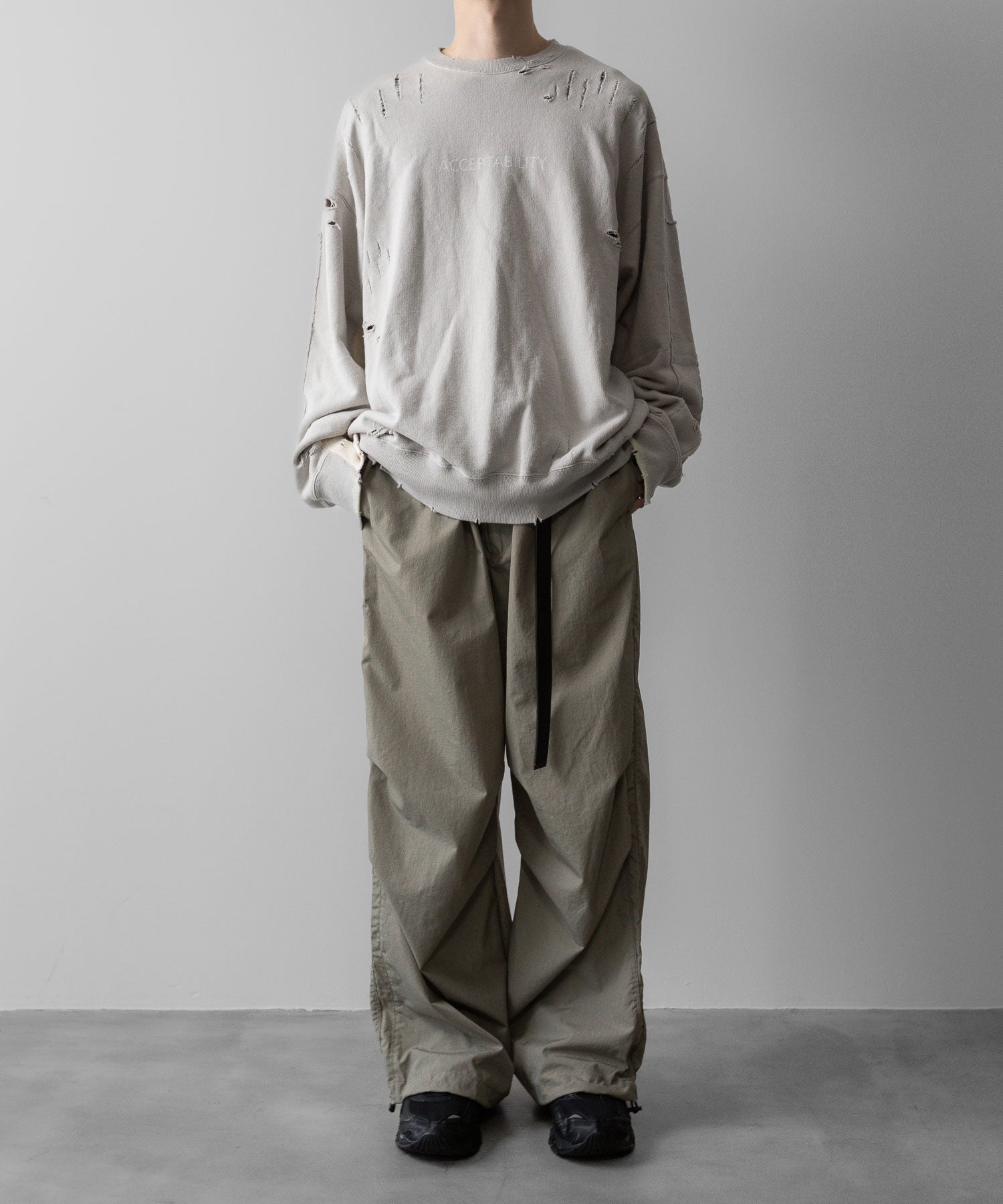 ssstein(シュタイン)の24AWコレクション NYLON TWILL CARGO EASY TROUSERS - BEIGE 公式通販サイトsession福岡セレクトショップ